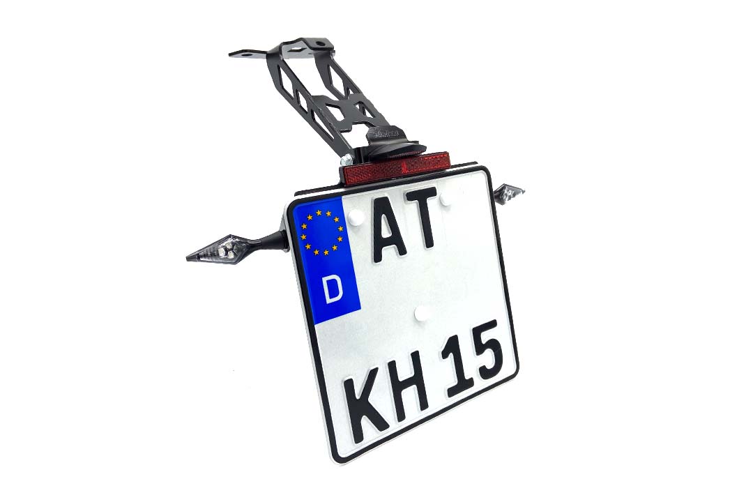 License plate holder for Aprilia RS 457