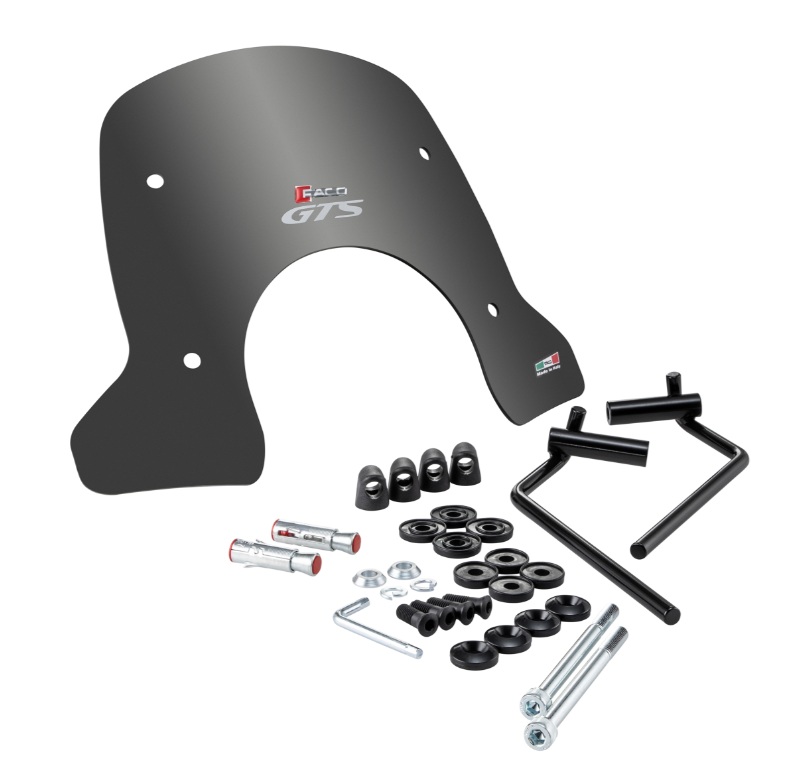 Windshield FACO for Vespa GTS /GTS Super 125/300cc (`23-), tinted
