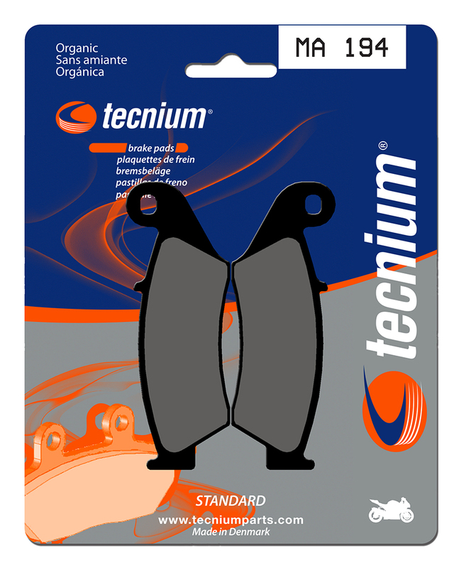 Tecnium Street Organic Brake Pads - MA194