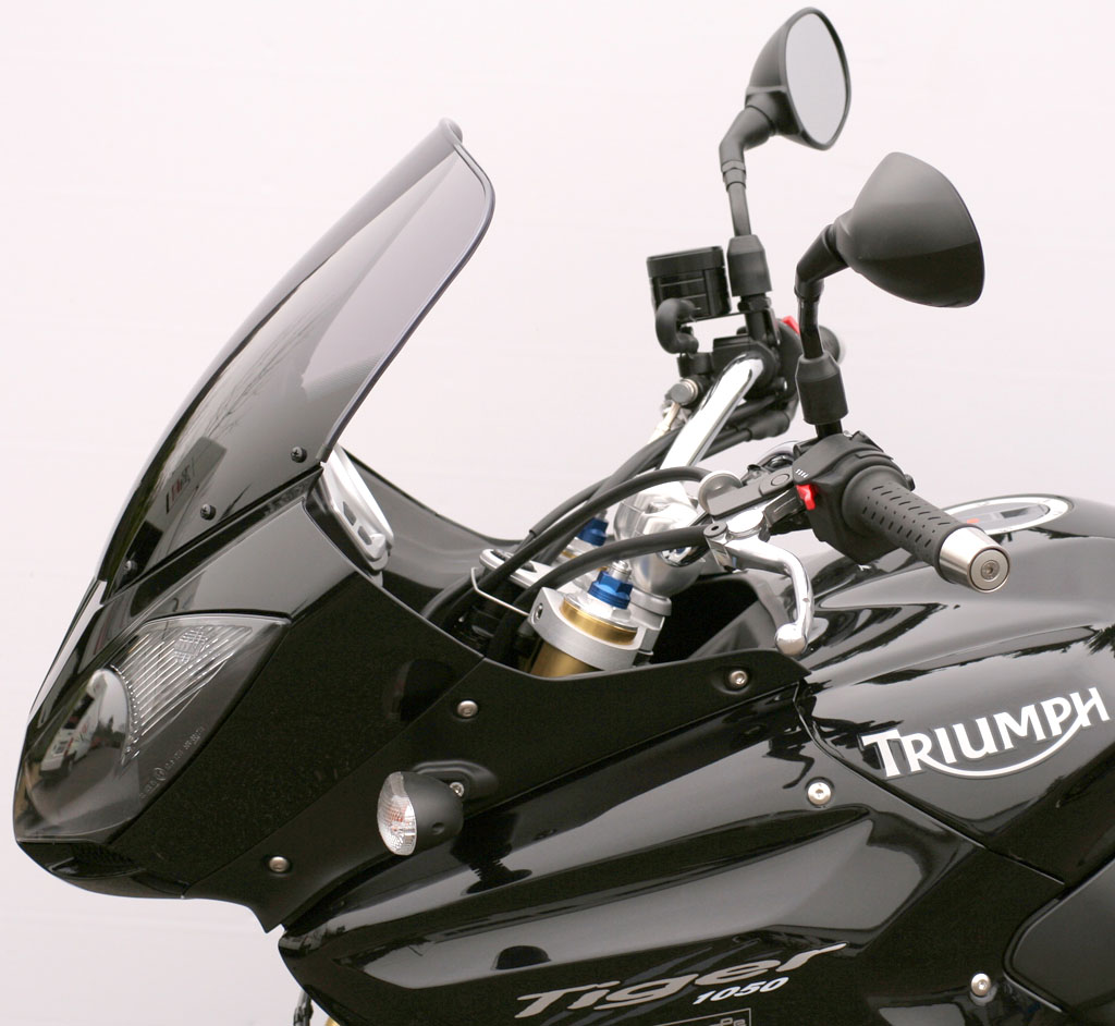 Original MRA "O" shape windshield for TRIUMPH TIGER 1050 /SE /SPORT (Bj.06-15)