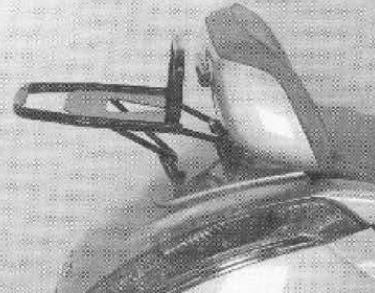 Tubular luggage rack Topcaseträger silver for Aprilia Atlantic 500 (02-05) Hepco & Becker