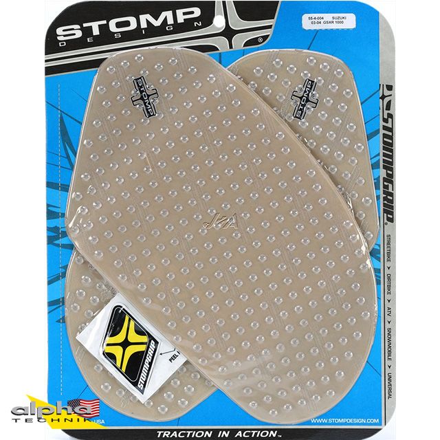 Stompgrip clear Volcano for Suzuki GSXR1000, 2005-2006