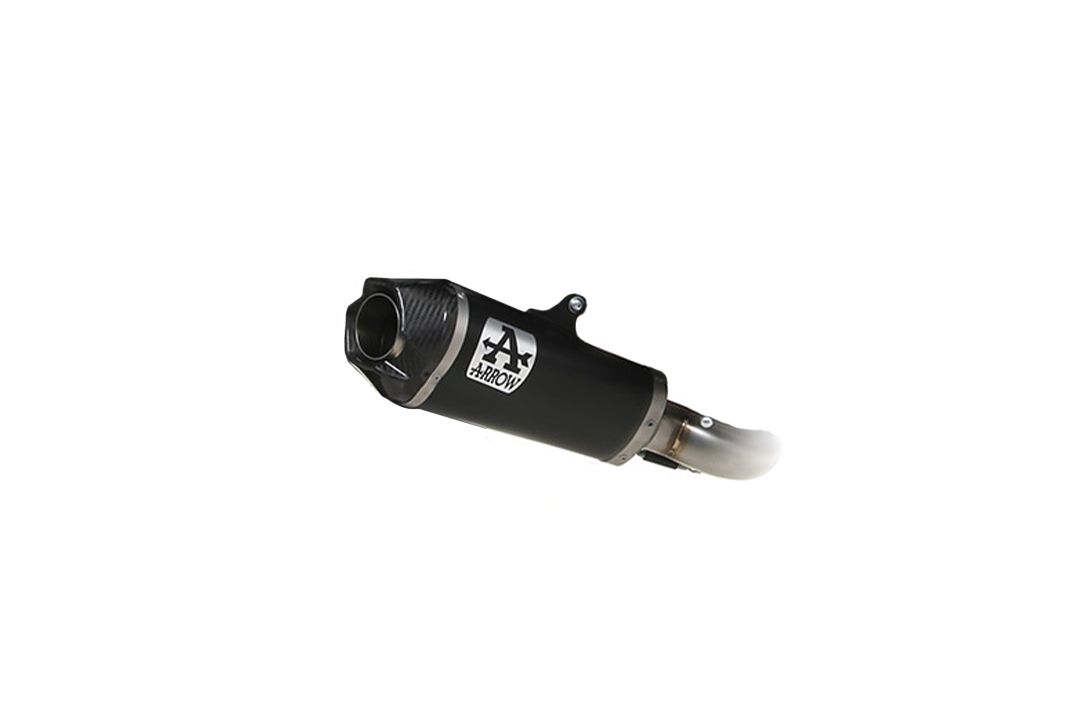 ARROW exhaust DARK WORKS for Yamaha Tracer 9 / GT 2021-, stainless steel black