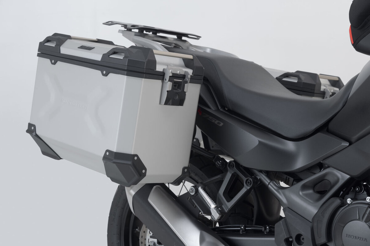 SW-Motech TRAX ADV aluminum case system 2x45L silver for Honda XL 750 Transalp (23-) SW Motech
