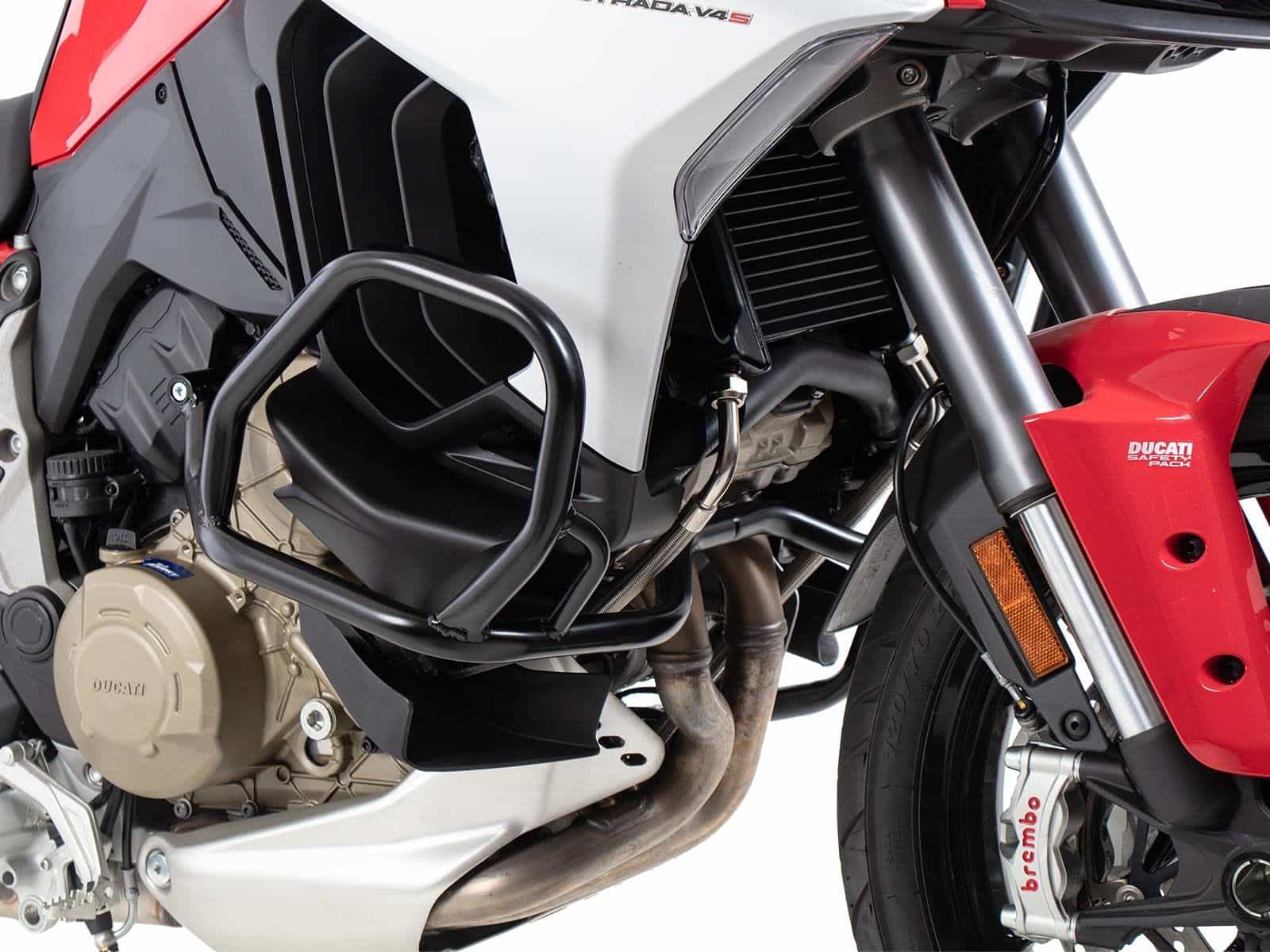 Engine guard black for Ducati Multistrada V4/S/S Sport/Pikes Peak (21-24) /Rally (23-24)