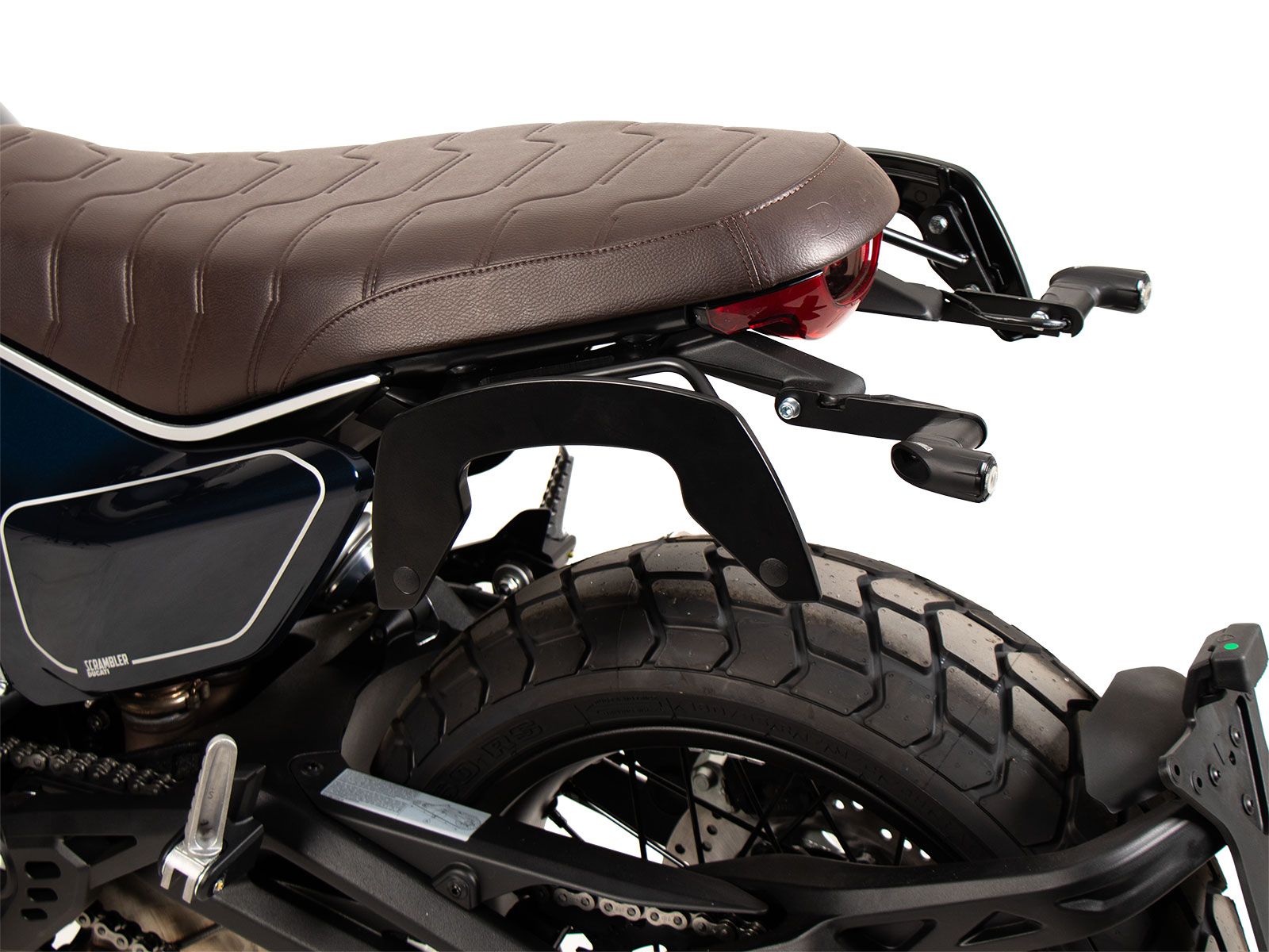 C-Bow side carrier black for Ducati Scrambler 800 Nightshift /Full Throttle (23-) Hepco & Becker