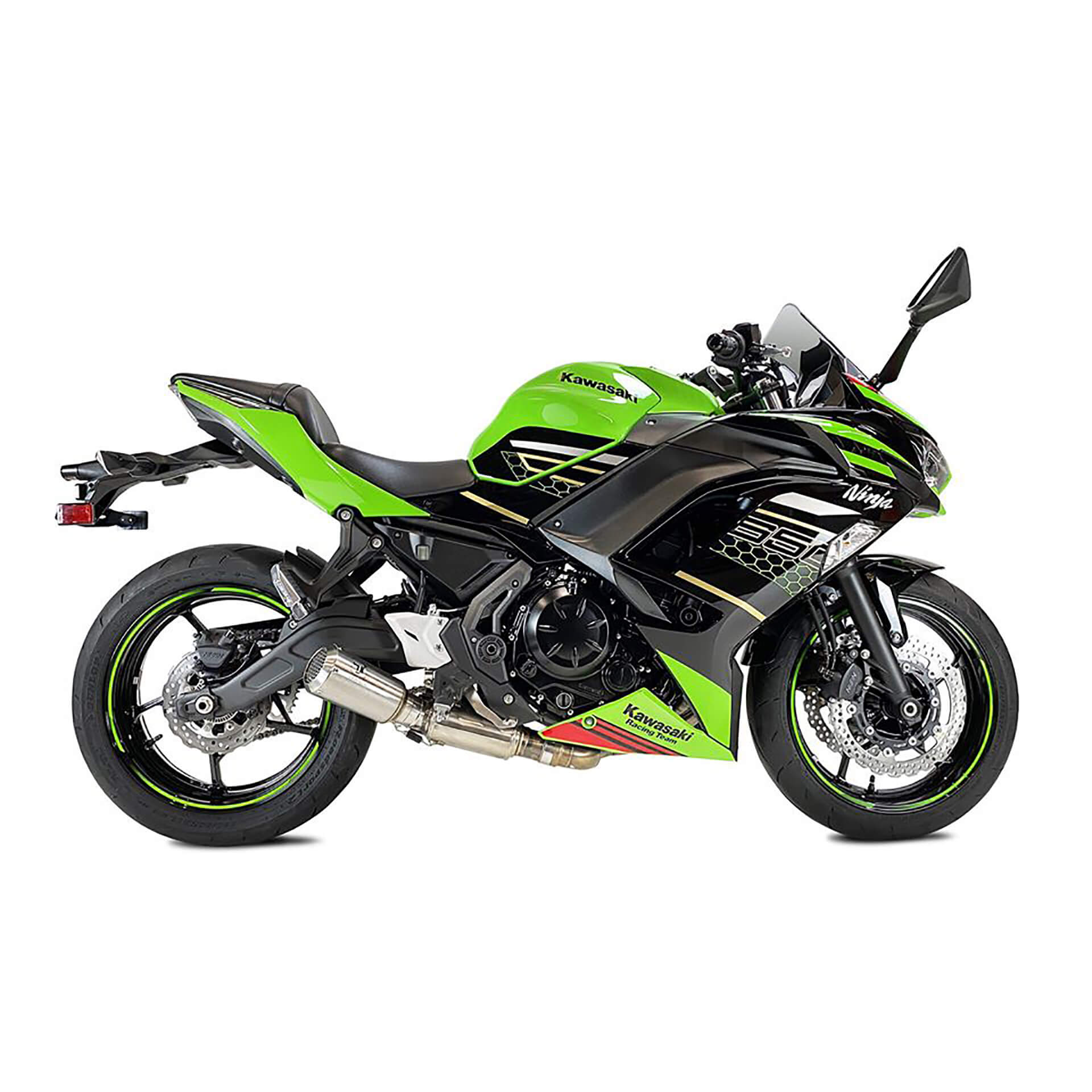 IXRACE MK2 complete system Kawasaki Z 650 /650 Ninja, Versys 650 (2020), stainless steel, E-approved, Euro4
