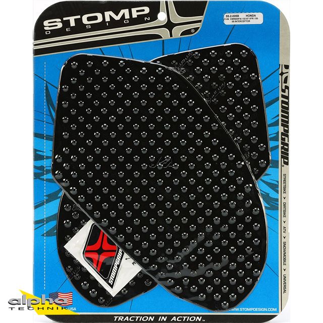 Stompgrip black Volcano for Honda CBR600F (Sport) / VFR800 (02-13)