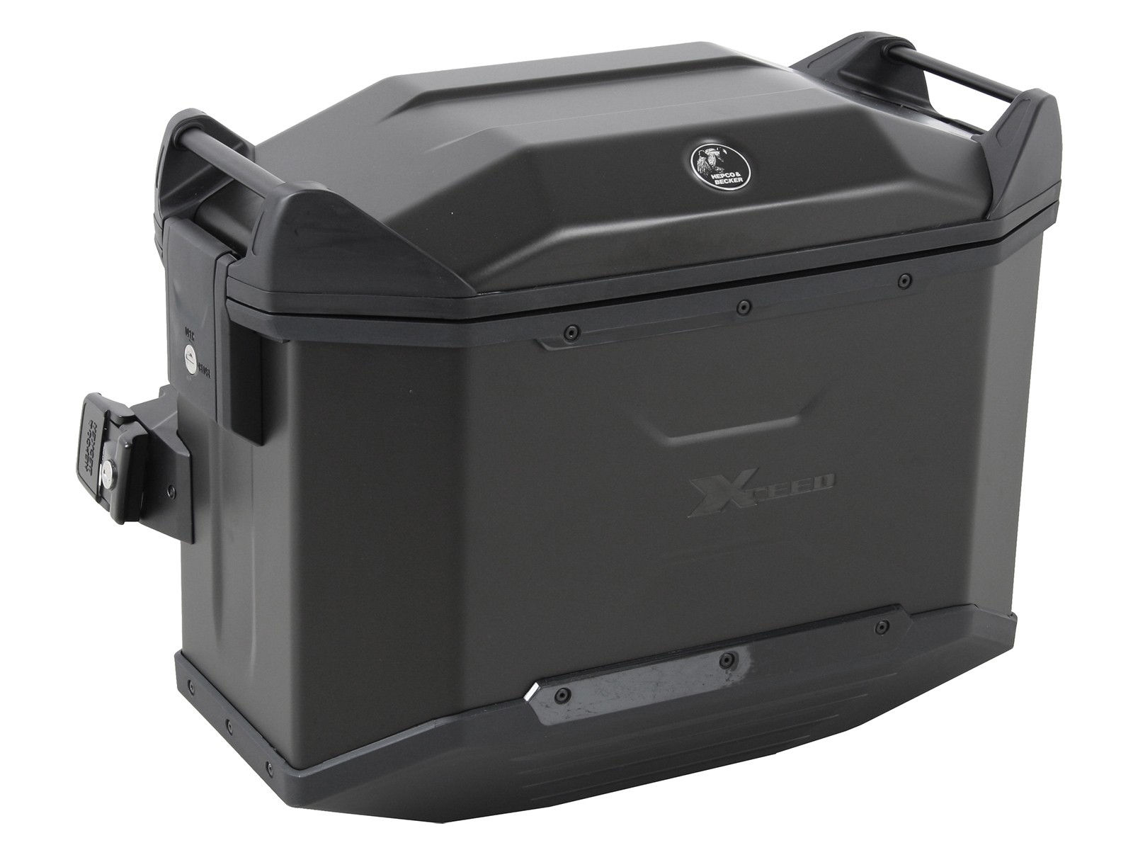 Xceed side case 38 Ltr. Jet Black black Hepco & Becker