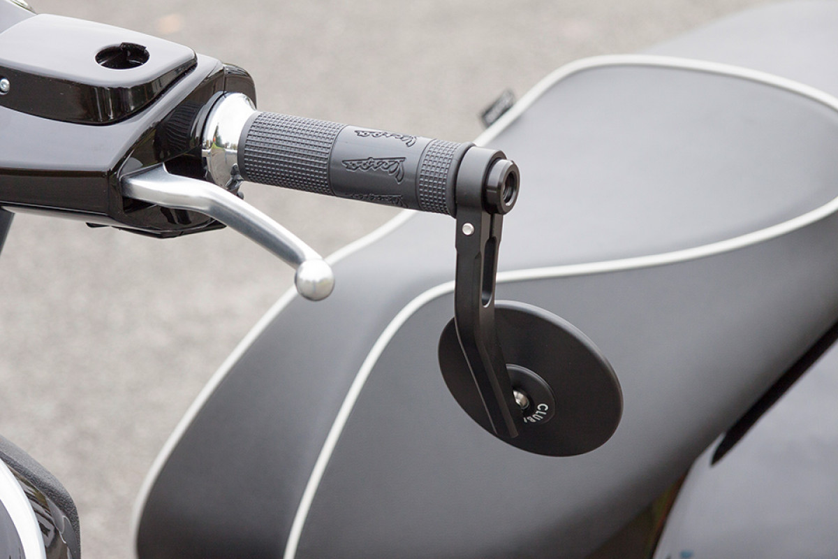 Handlebar end mirror Clubman for Vespa ET / LX / LXV /S / GTS / GTS Super / GTV / GTS HPE / GT