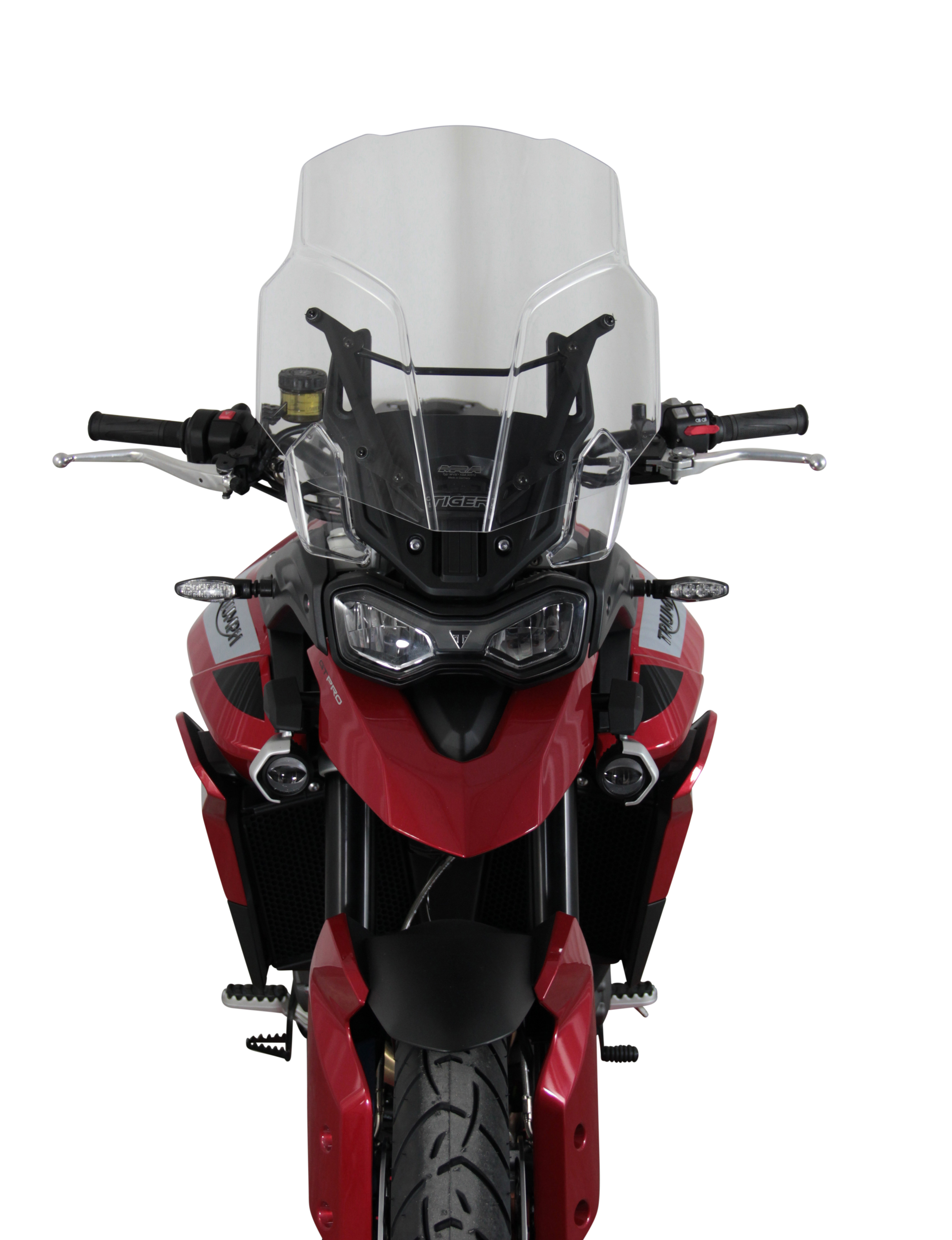 Touring windshield MRA "TM" for TRIUMPH TIGER 900 /GT PRO (Bj.19-) - Smoke gray
