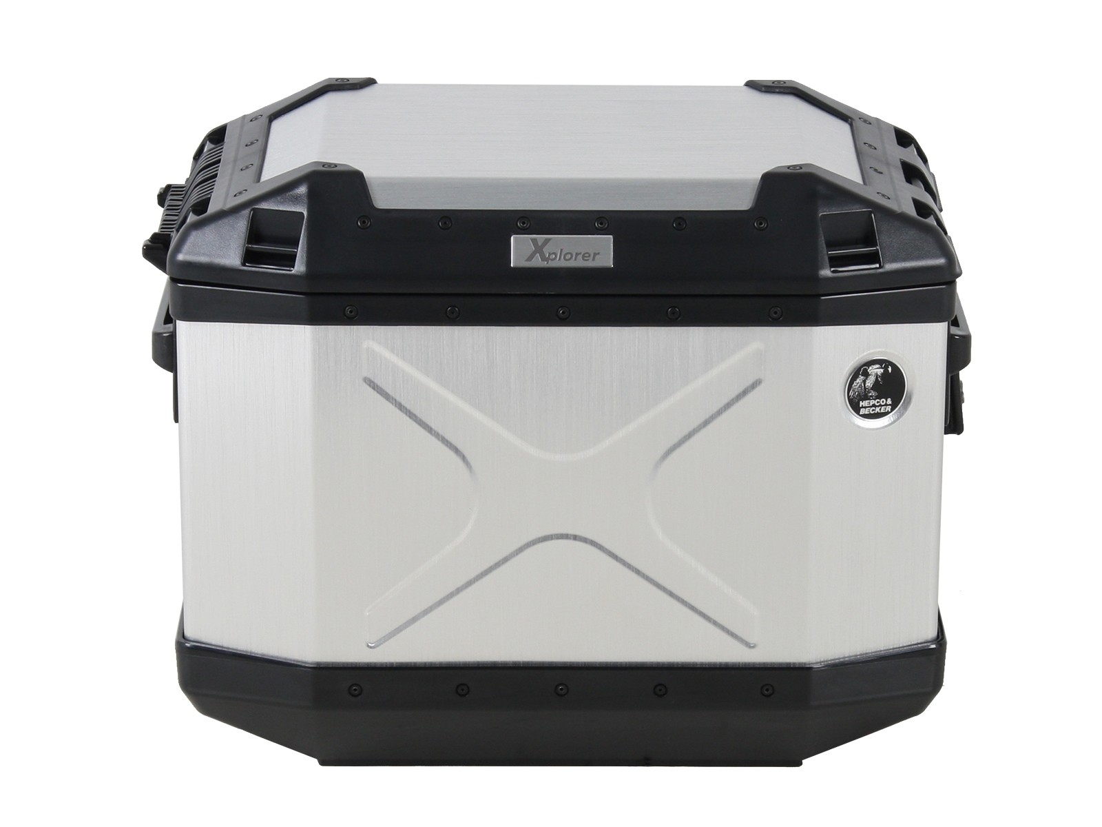 Side case Alu Xplorer 40 silver Hepco & Becker