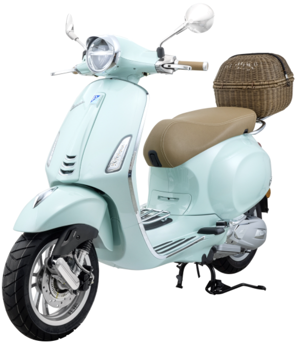 Turn signal kit front left/right for Vespa Primavera/Sprint 50cc 2T/4T, clear