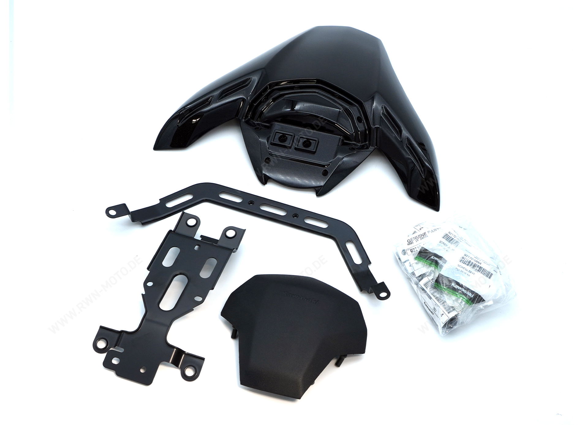 Pillion cover Metallic Spark Black Z900 2017- Original Kawasaki