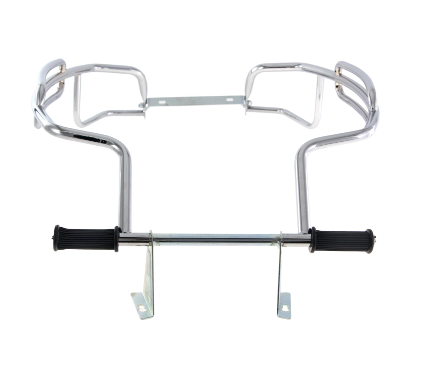 Crash bar side hood for Vespa PX 80-200cc, chrome