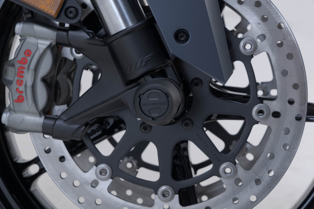 SW-Motech Crash pad kit for front axle black for KTM models - SW Motech