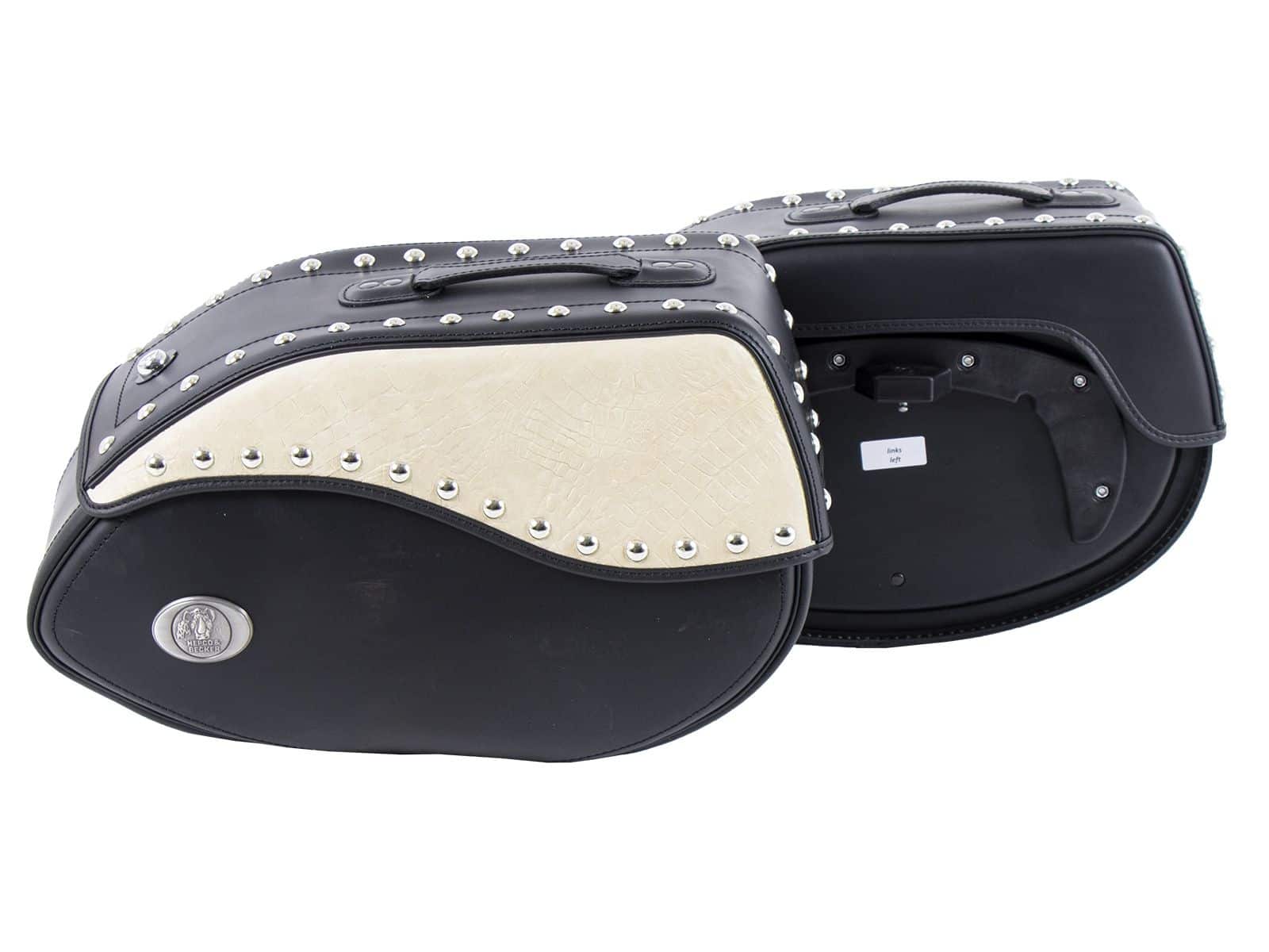 Saddlebag set Ivory for C-Bow carrier Hepco & Becker