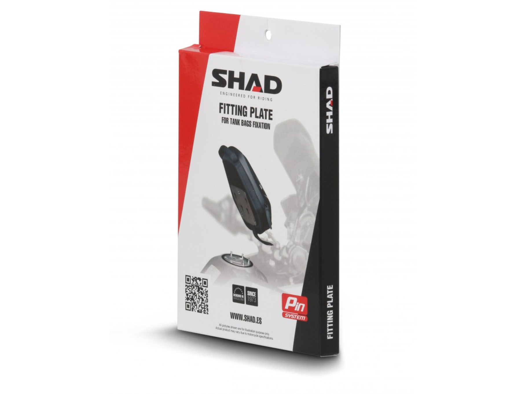 Shad base Honda CB / CBF / CBR / VFR / Deauville for tank bag with PIN system X019PS
