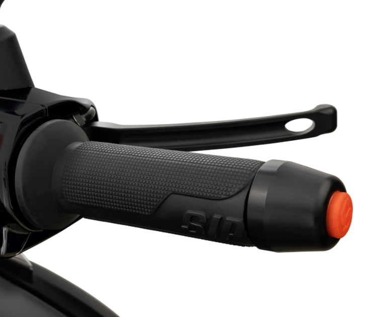 Handlebar end weights left/right for Vespa Primavera/Sprint/ET/LX/LXV/S, black matt