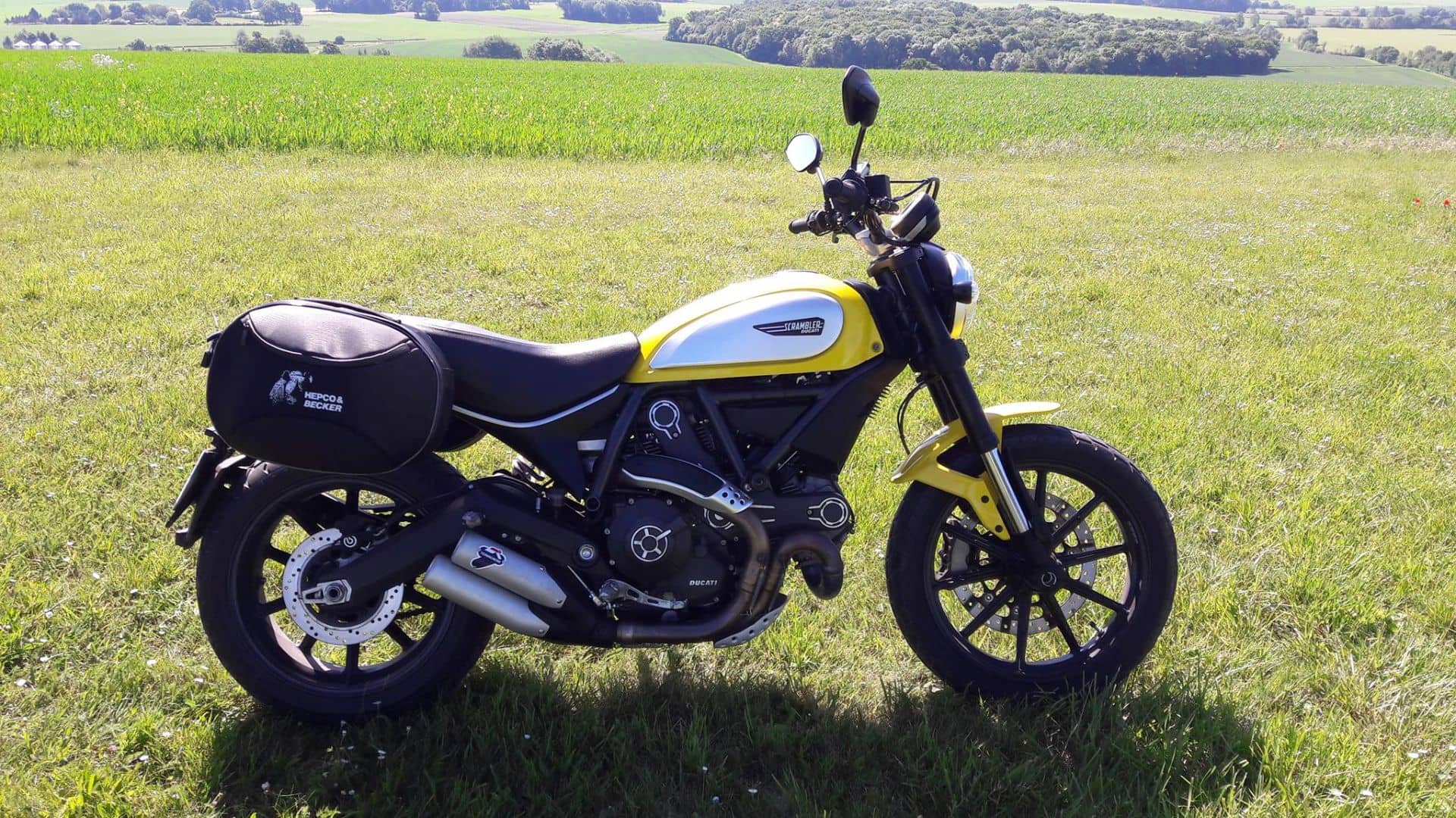 C-Bow side carrier black for Ducati Scrambler 800 (15-18) Hepco & Becker