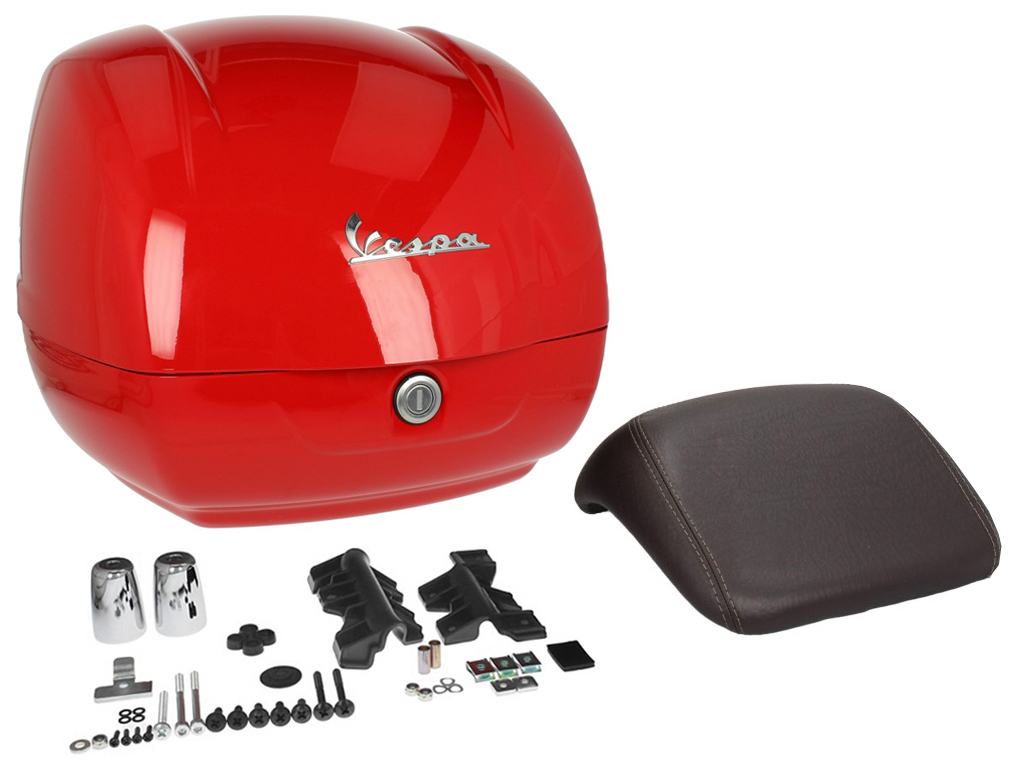 Original top case for Vespa GTS - red dragon / passione 894