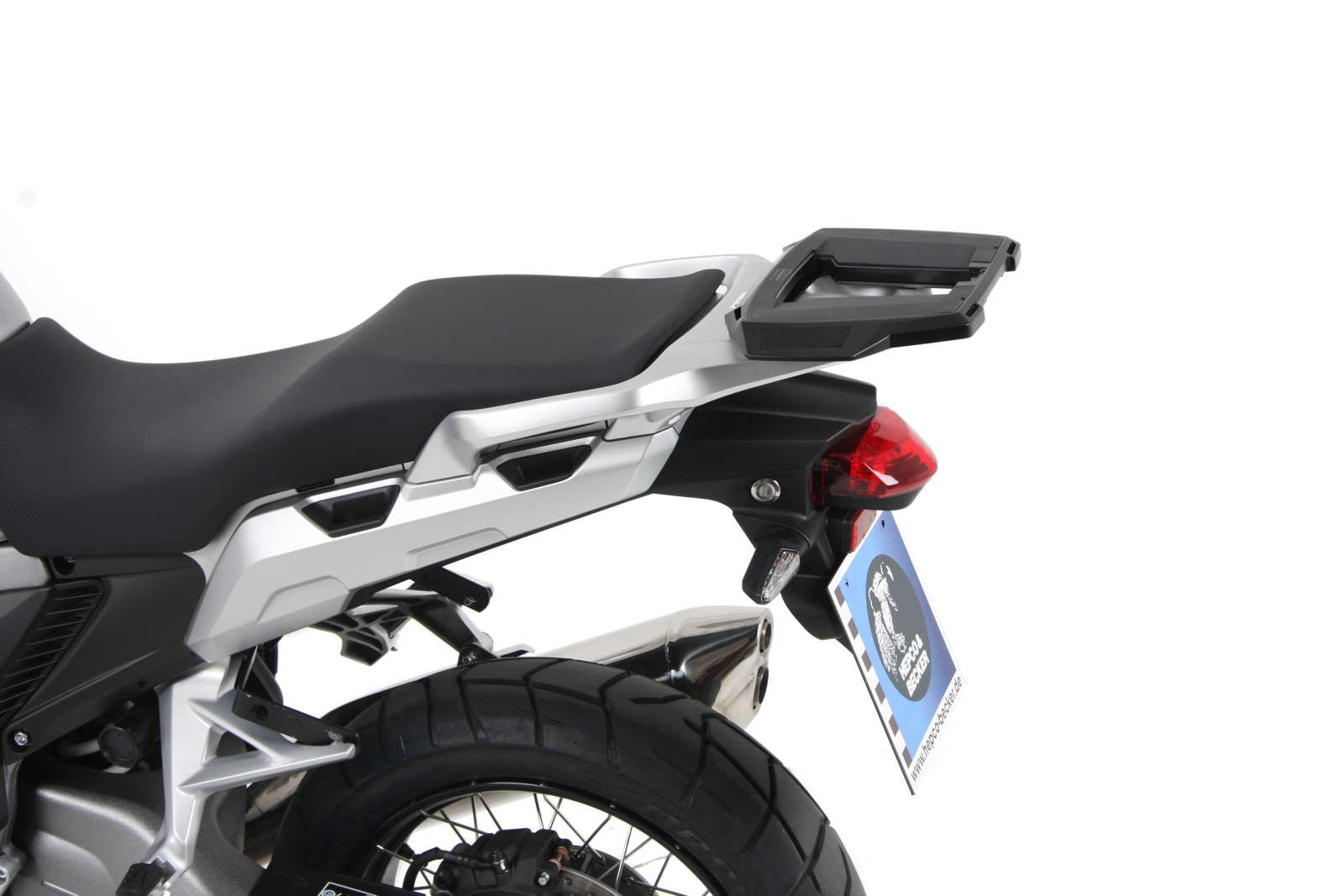 Alurack top case carrier black for Honda VFR 1200 X Crosstourer (12-20) Hepco & Becker