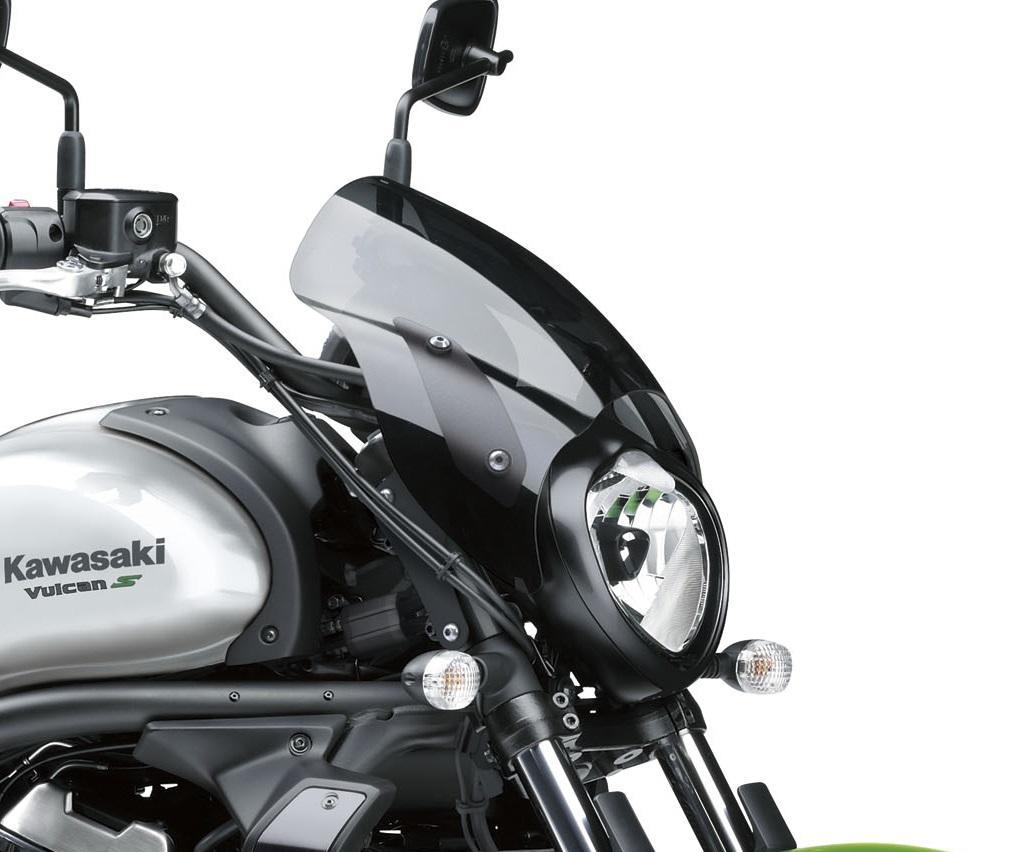 Bracket for windshield CAFE STYLE fixed mounted for Vulcan S (Bj.15-19) Original Kawasaki