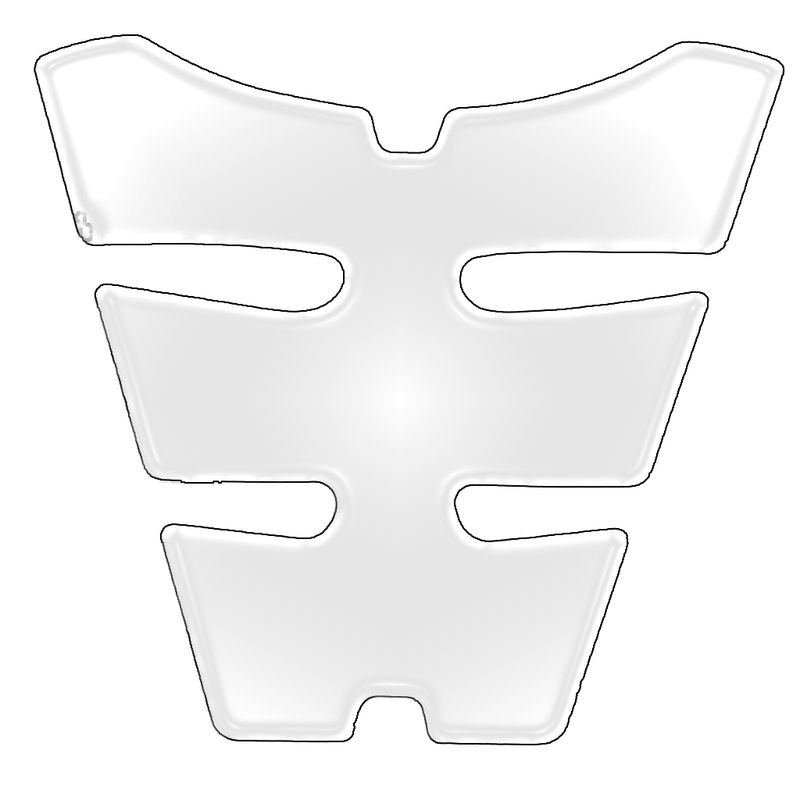 BIHR Tankpad large transparent