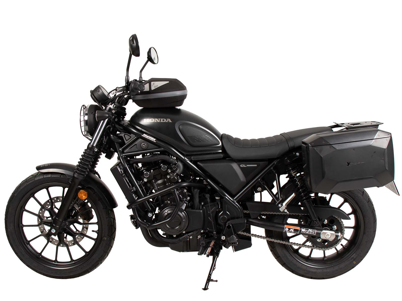 C-Bow side carrier left black for Honda CL 500 Scrambler (23-) Hepco & Becker