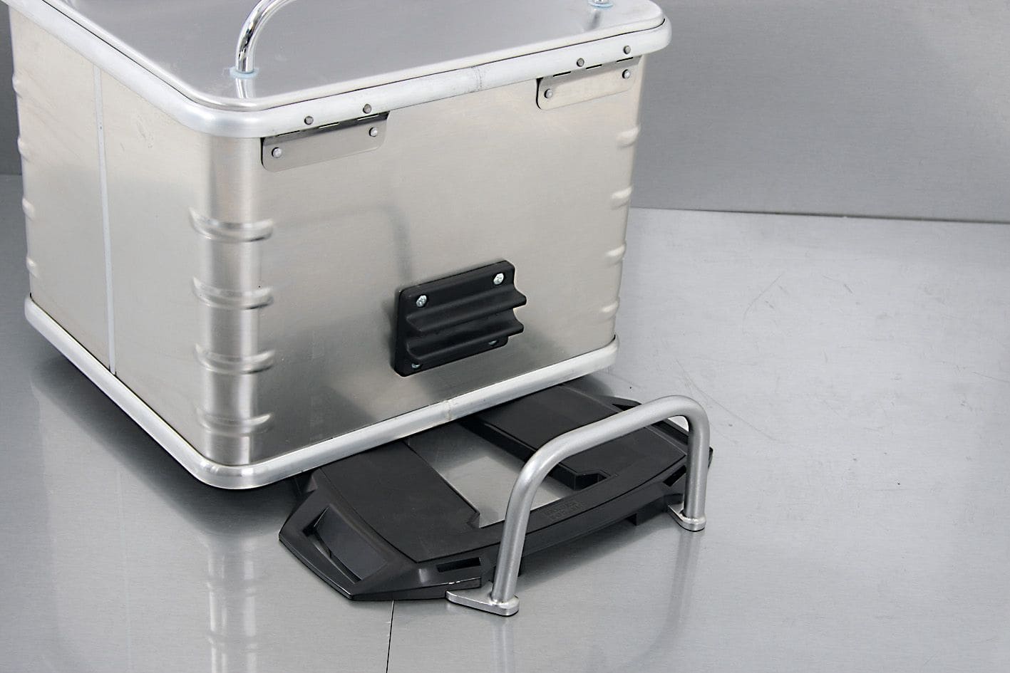 Topcase bracket silver for Alurack Hepco & Becker
