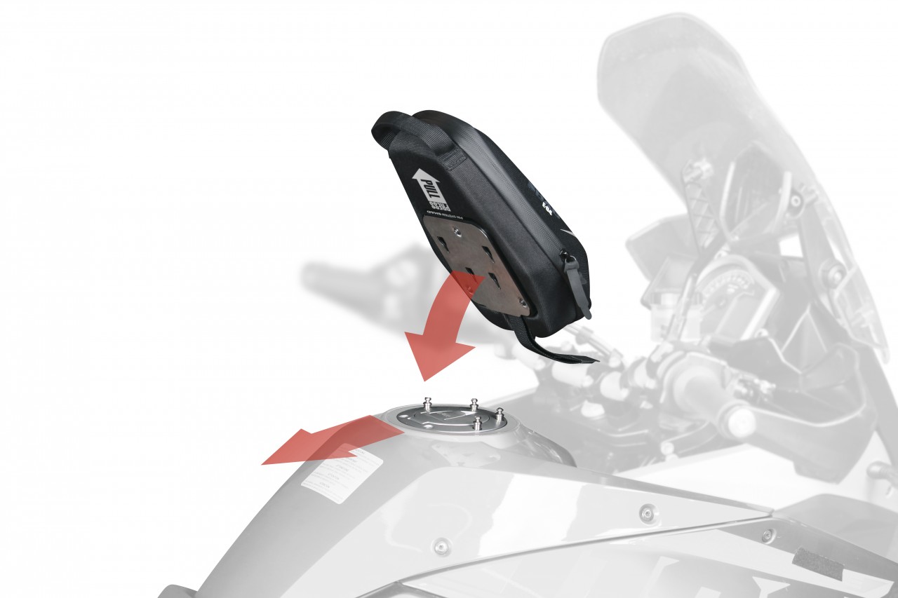 Shad base KTM Super Duke / Adv 1290 2021- for tank bag with PIN system