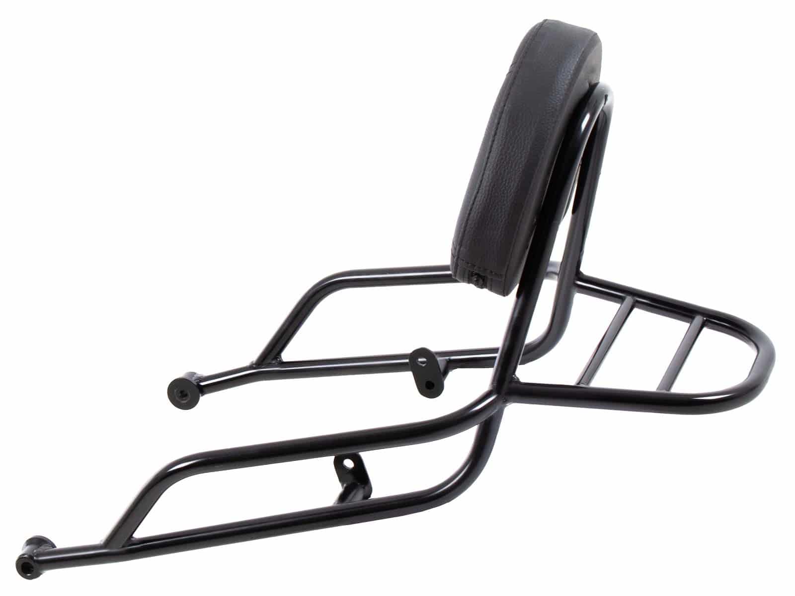 Sissybar with luggage rack black for Moto Guzzi V7 850 Sport (25-) Hepco & Becker
