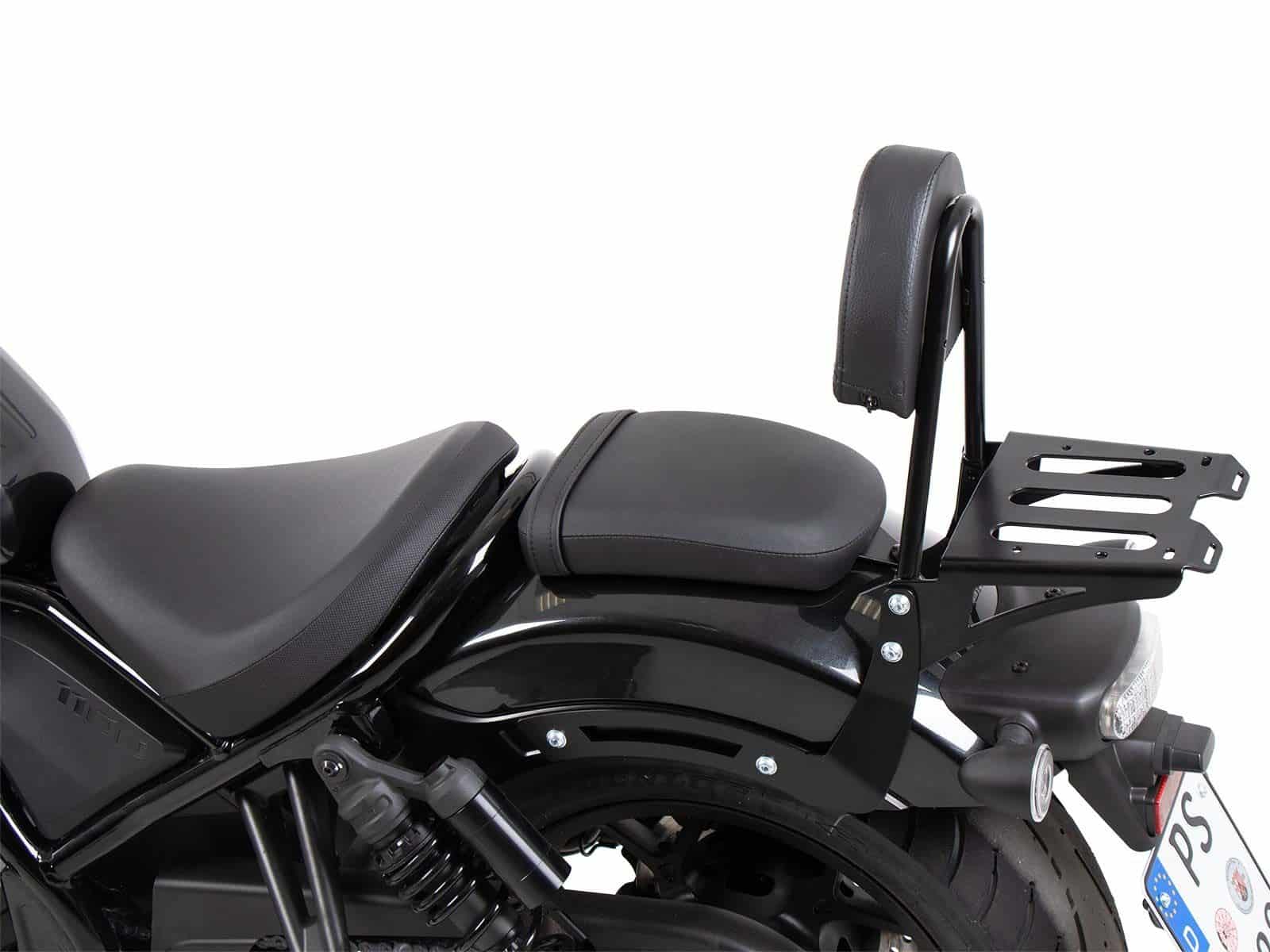 Sissybar black with luggage rack for Honda CMX 1100 Rebel /DCT /SE (25-) Hepco & Becker