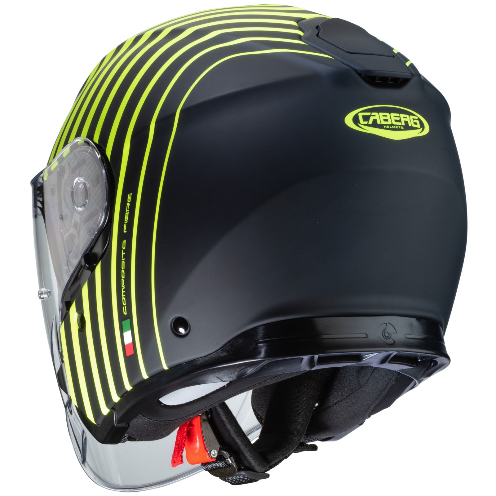 Caberg Helmet Flyon Bakari, matte black / fluo yellow