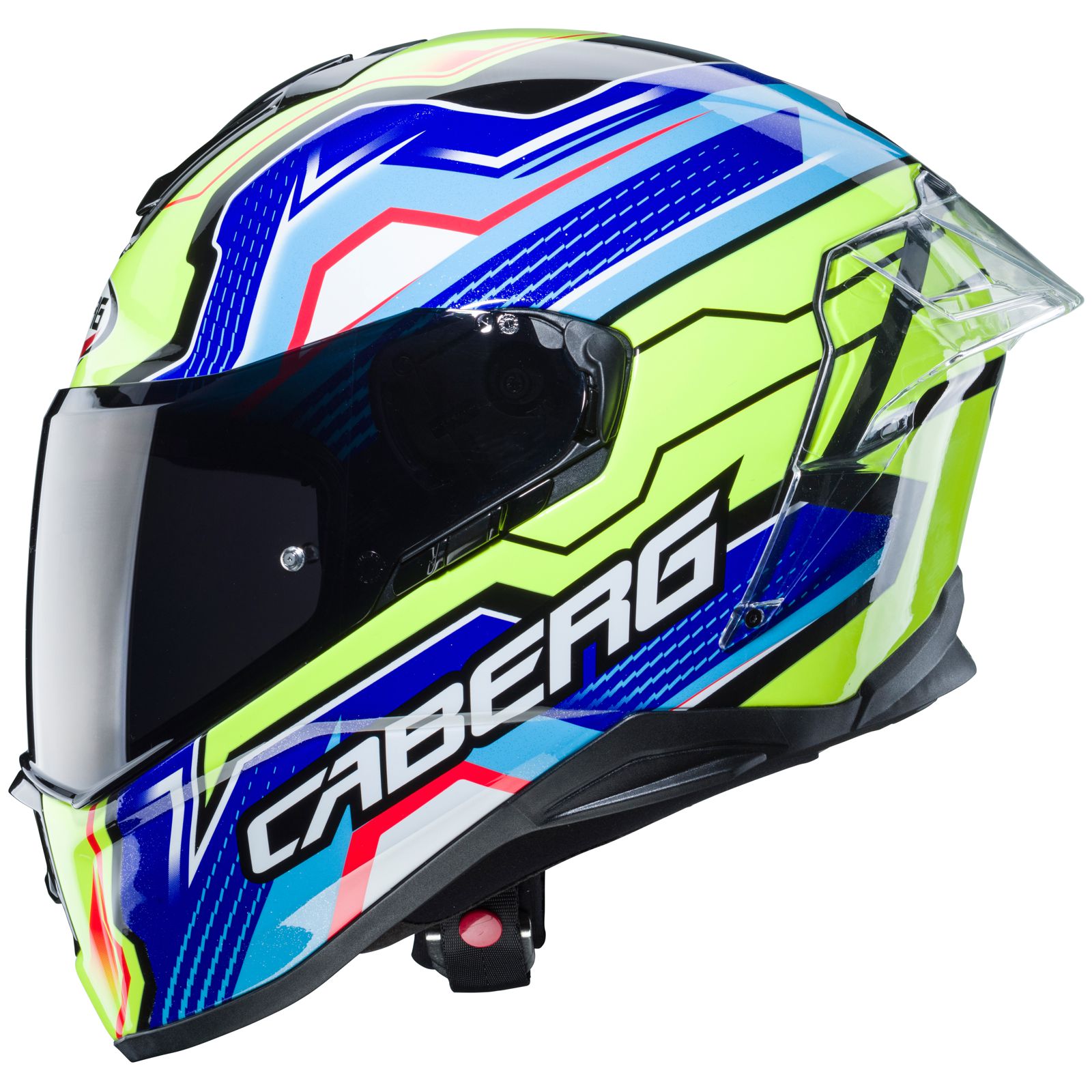 Caberg Helmet Drift Evo LB29, black / blue fluo yellow