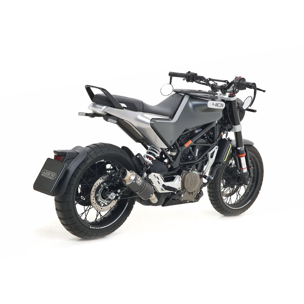 ARROW exhaust DARK GP2 for Husqvarna Svartpilen 401 / Vitpilen 401 (20-)