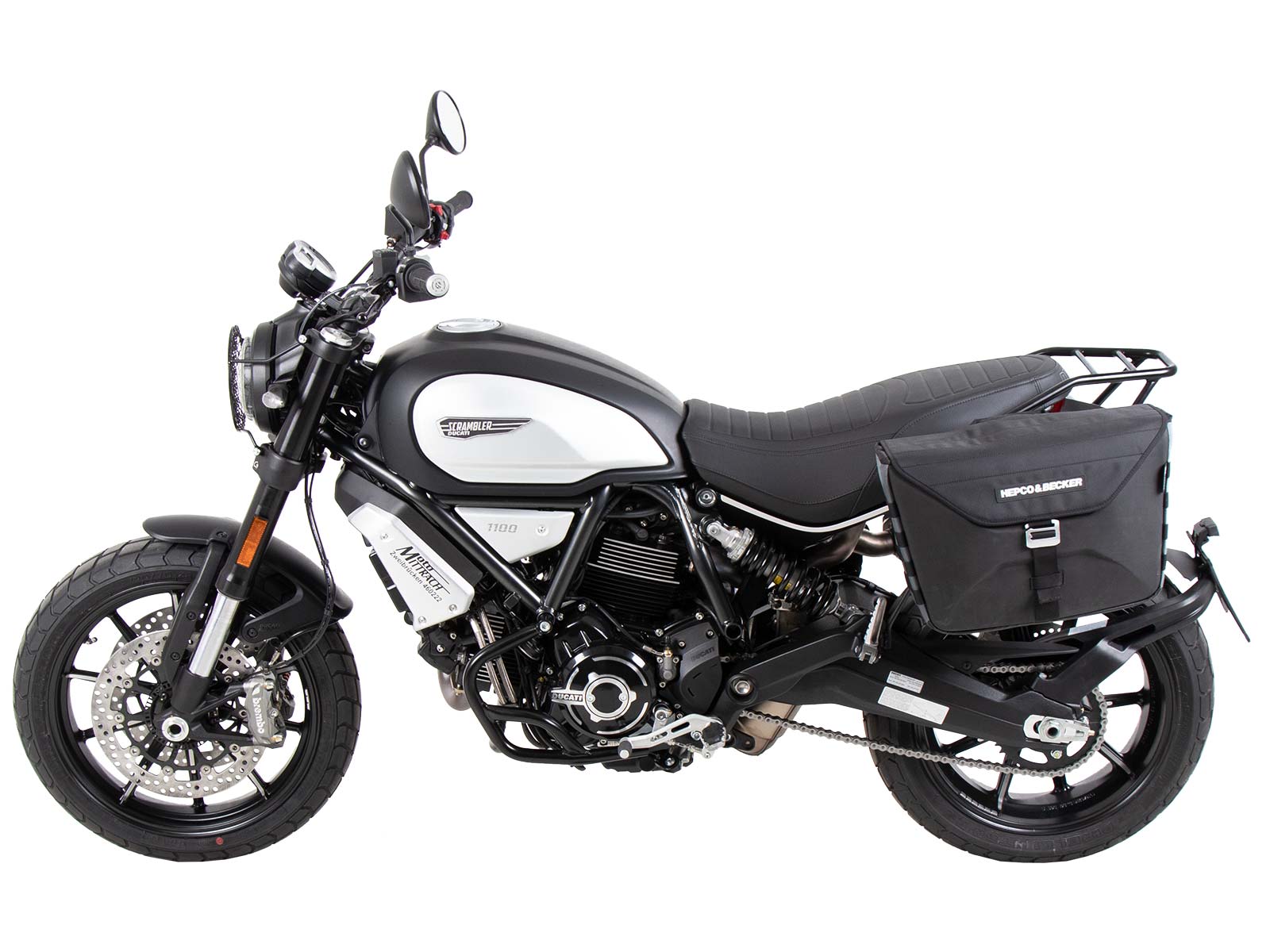 C-Bow side carrier left for Ducati Scrambler 1100 Dark Pro /Pro /Sport Pro (21-24) Hepco & Becker