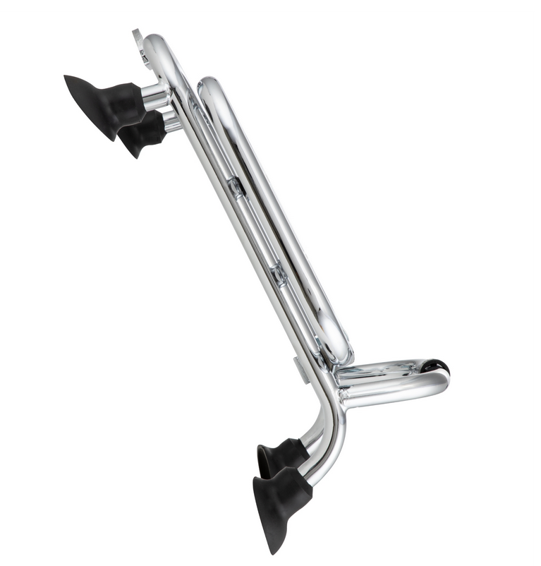 Front luggage rack for Vespa GTS /GTS Super HPE /GTV 125/300 ('19-), foldable, chrome