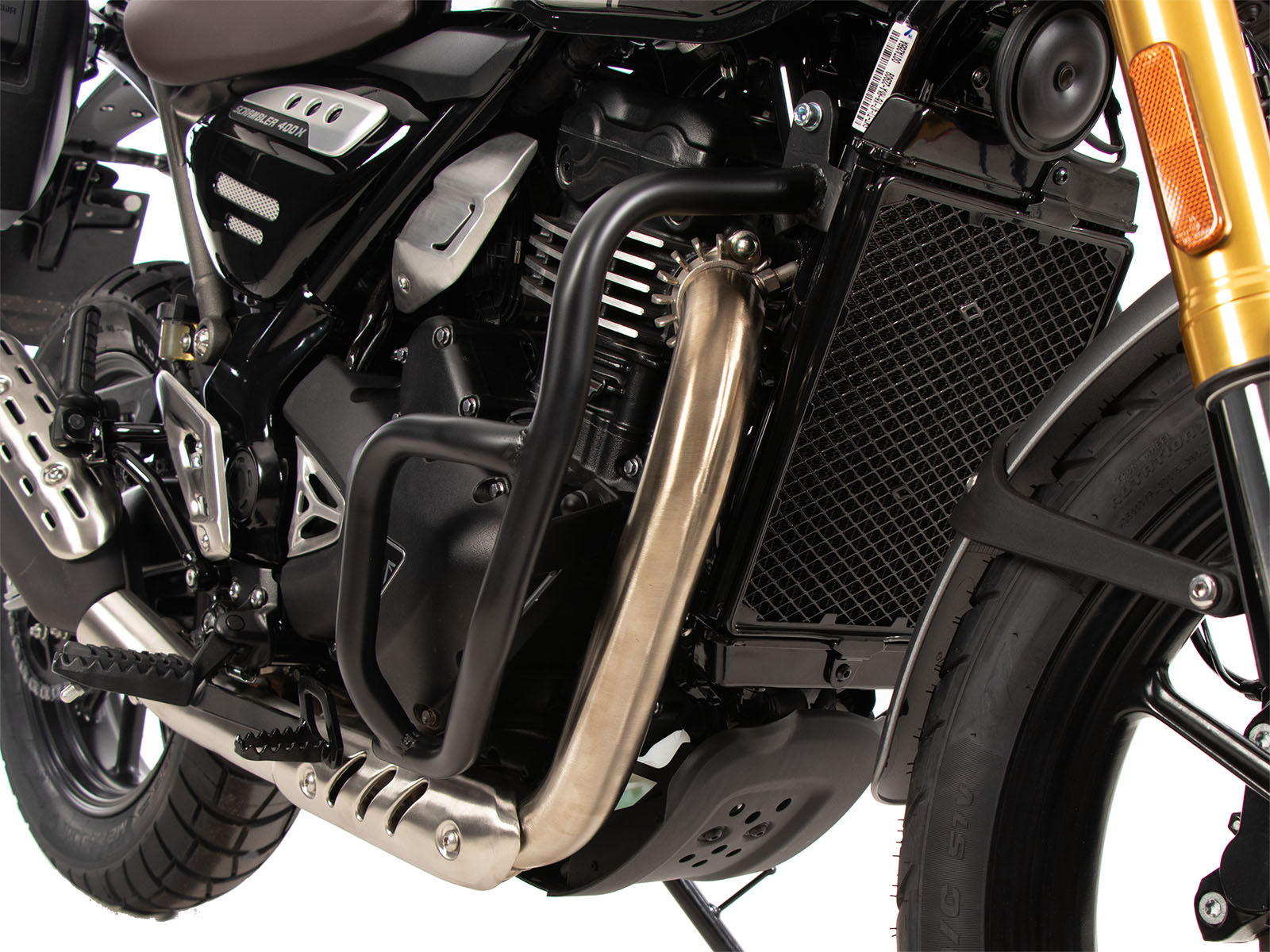 Engine guard black for Triumph Scrambler 400 X (24-) Hepco & Becker