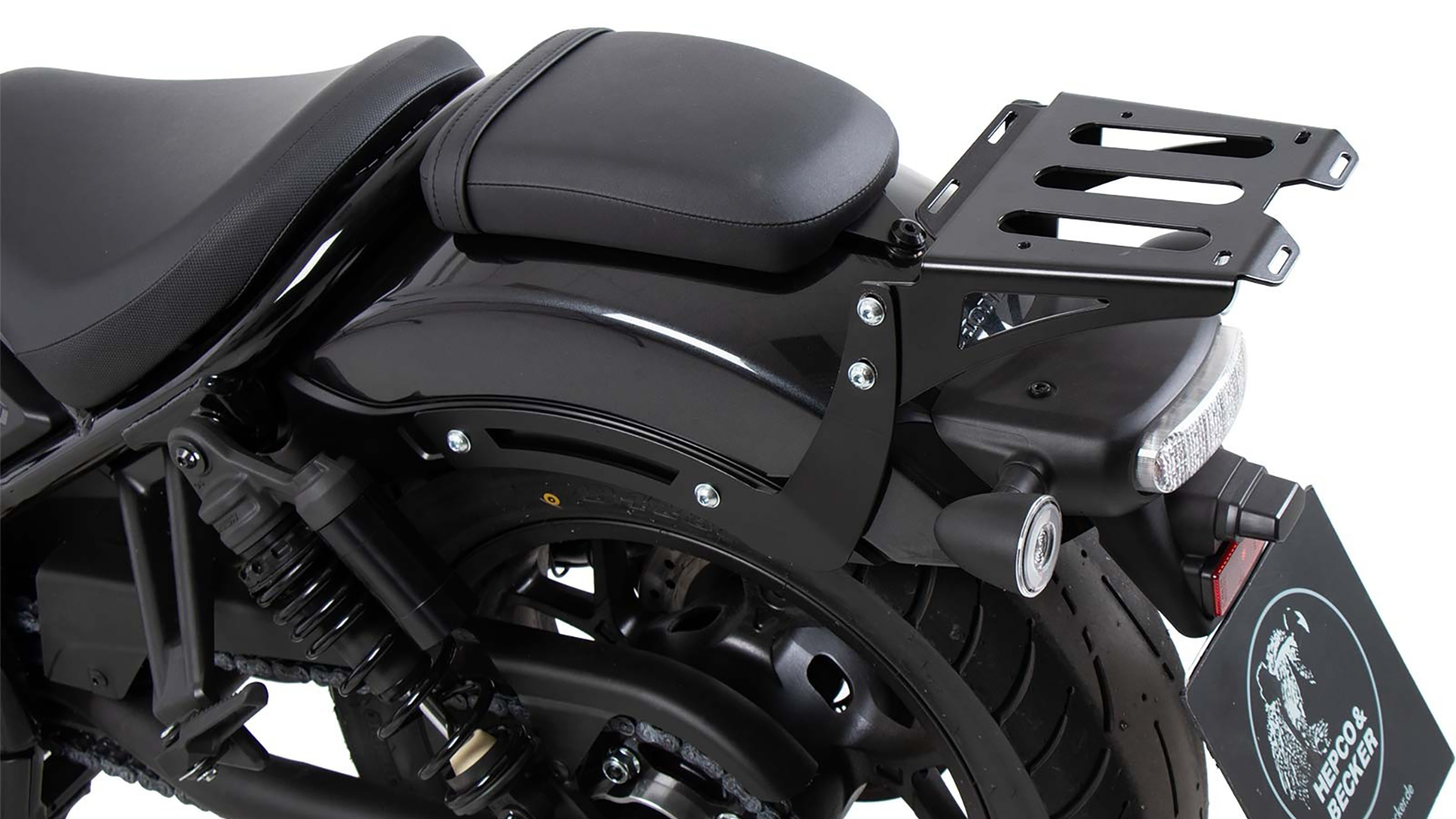 Minirack soft luggage rear carrier black for Honda CMX 1100 Rebel /DCT (21-24) Hepco & Becker