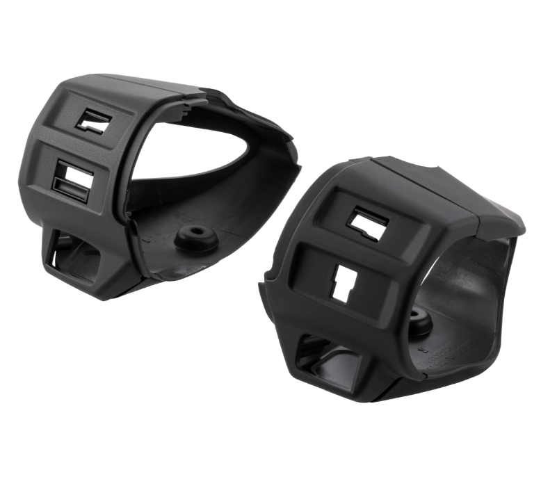 Cover switch unit, left & right for Vepsa Primavera/Sprint, black matt