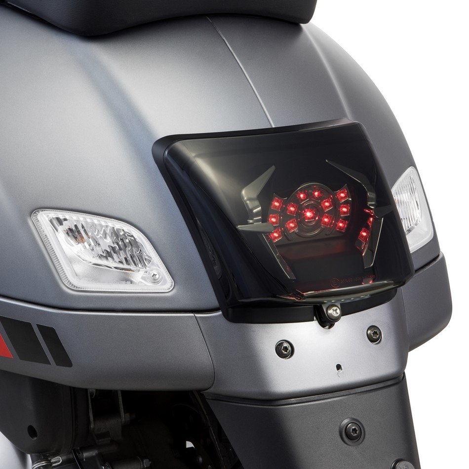 Taillight MK II LED for Vespa GTS/GTS Super/GTV/GT 60 125-300cc (-'13), tinted