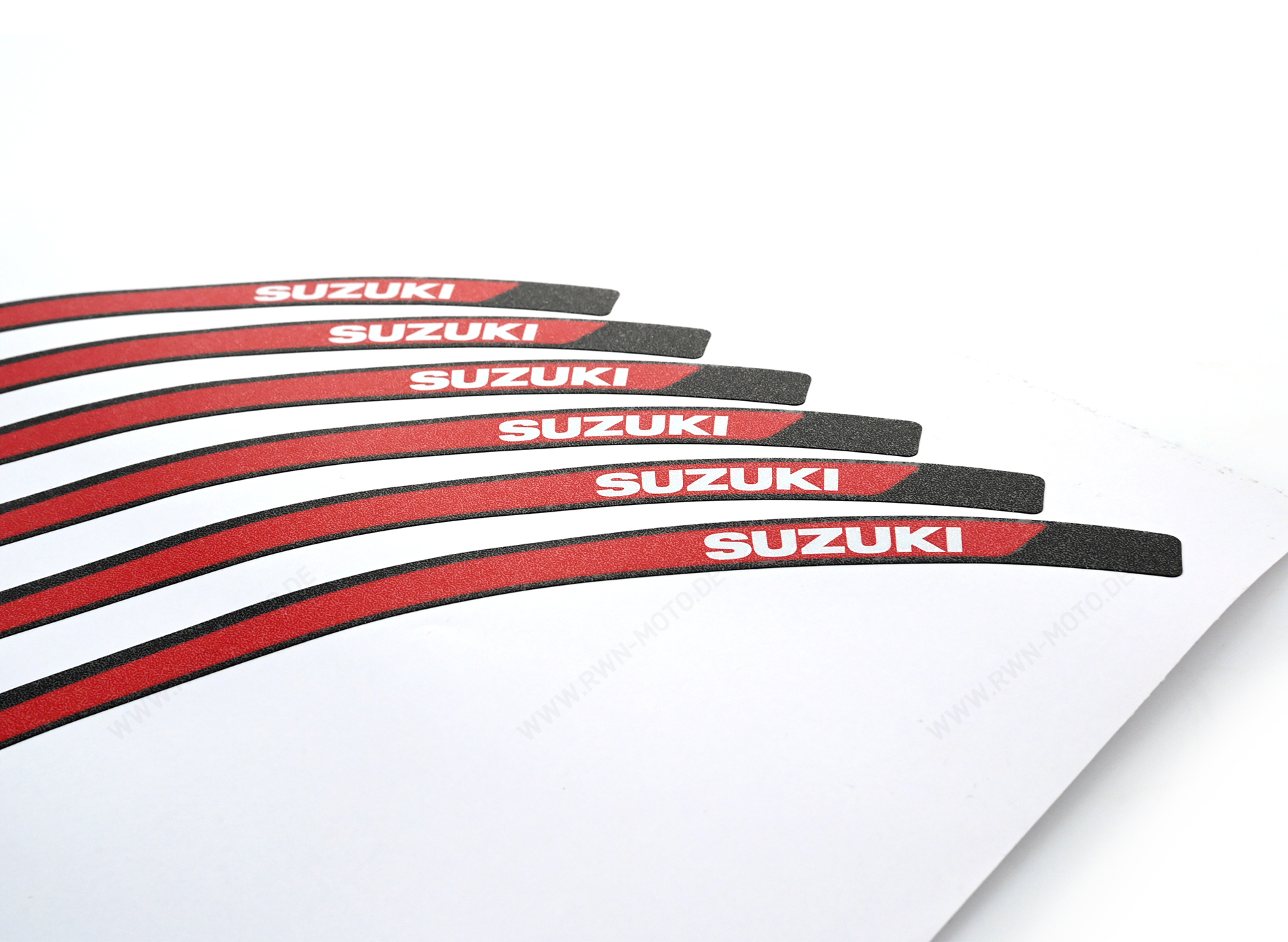 Rim edge decoration red/black for Suzuki GSX-8R / GSX-8T (25-) / GSX-S 1000 GX (24-) Original