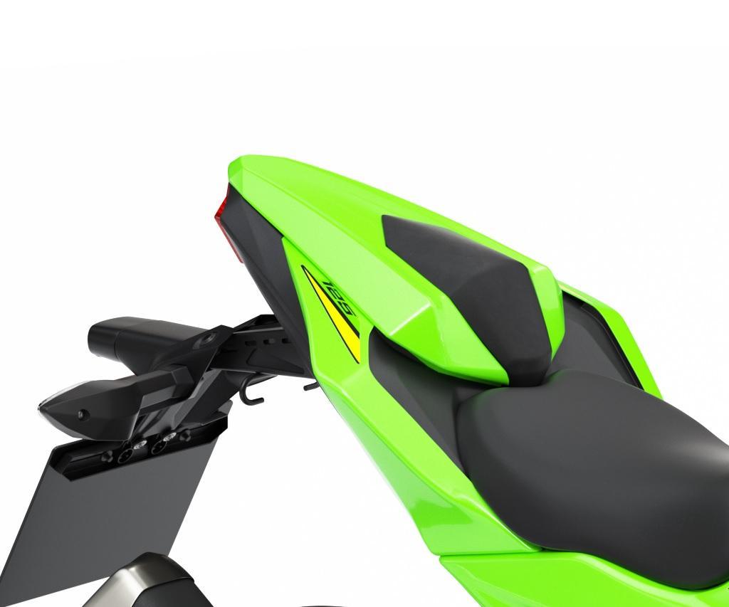 Pillion seat cover "777 GRN Lime Green" for Kawasaki Ninja /Z 125