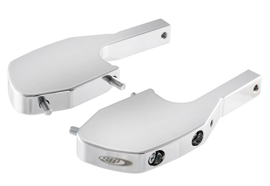 Footrest adapter pillion for Vespa GTS/GTS Super/GTV/GT 60/GT/GT L 125-300ccm, chrome