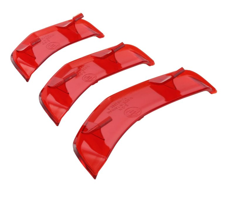 Cascade insert for Vespa GTS/GTS Super/GTV HPE 125-300cc ('19-22), red transparent