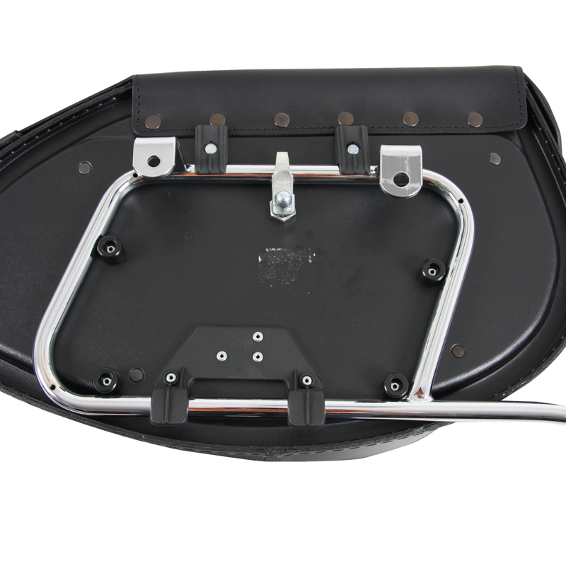 Quick release kit for leather bags for mounting on tubular bag holders (1 side)