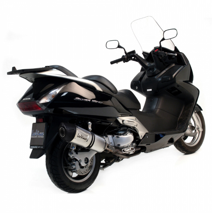 LeoVince exhaust system SBK LV One Evo 2, stainless steel, slip on for Honda