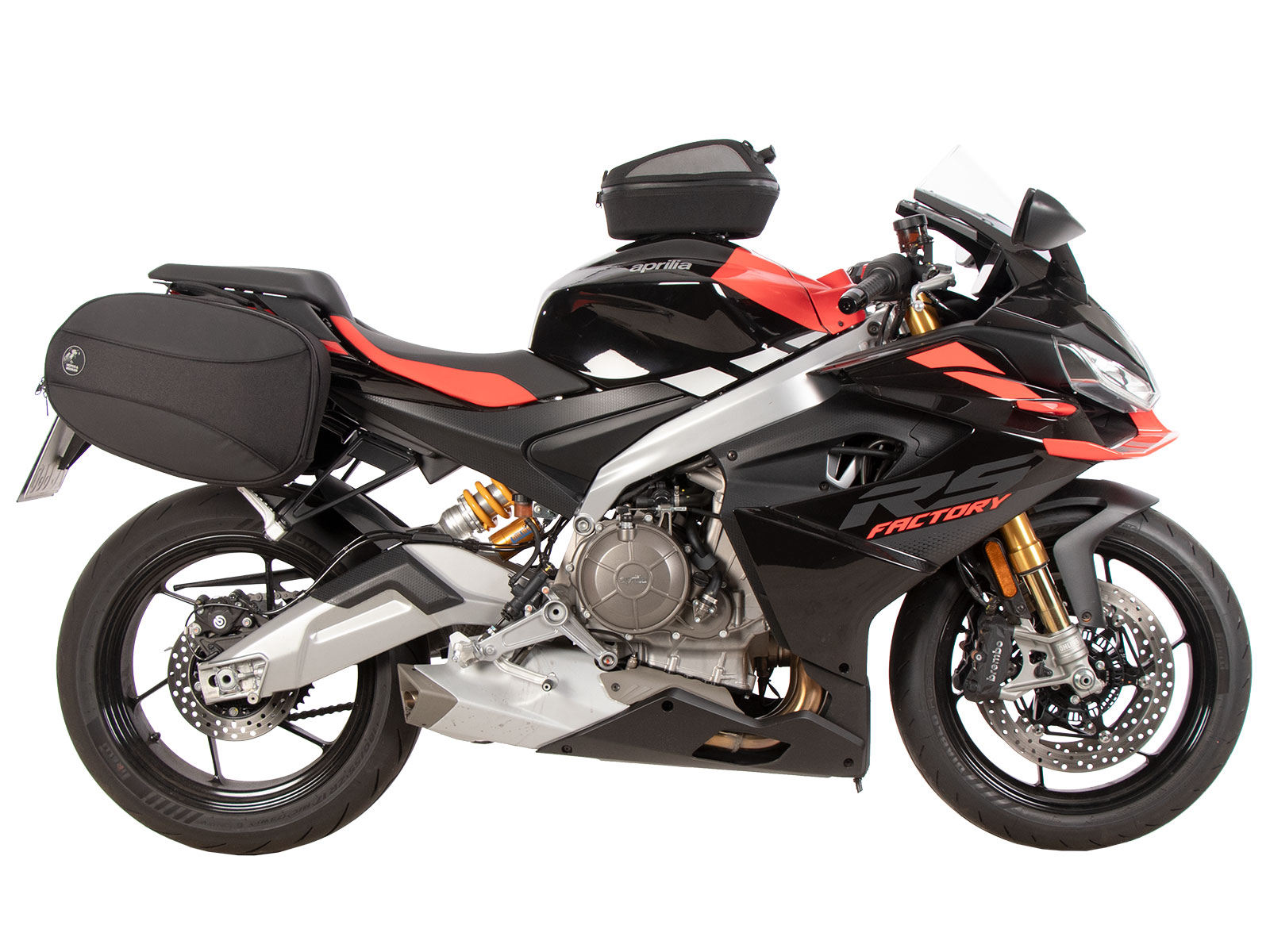C-Bow side carrier black for Aprilia RS 660 / Factory (25-) Hepco & Becker