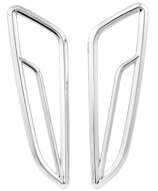 Turn signal grille right/left, front for Vespa Primavera/Sprint 50-150cc 2T/4T AC, chrome